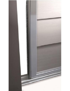 Brosse velours gris Alu et PVC 2