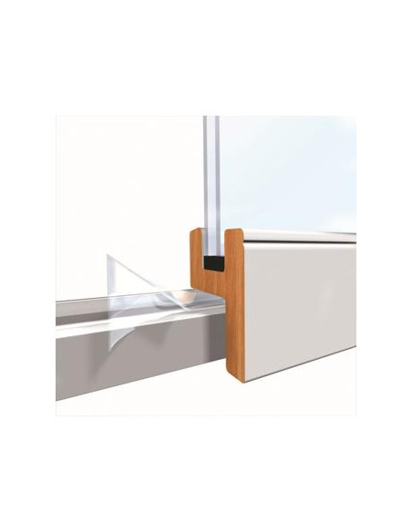 Joint de rénovation en polypropylène souple transparent V