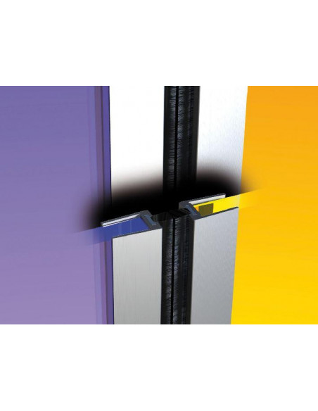Joints d’isolation en aluminium pour portes en verre GDS