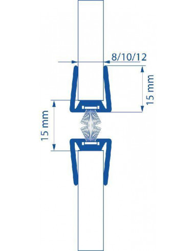 Joints d’isolation en aluminium pour portes en...
