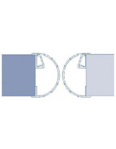 Profilé de protection en PVC/TPE Euro-Battement