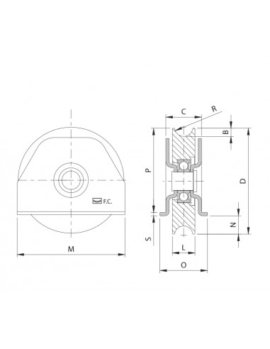 Faac Comunello Galet À Platine Externe