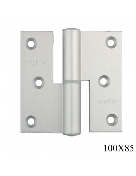 Argenta Paumelle Aluminium À Bouts Carrés