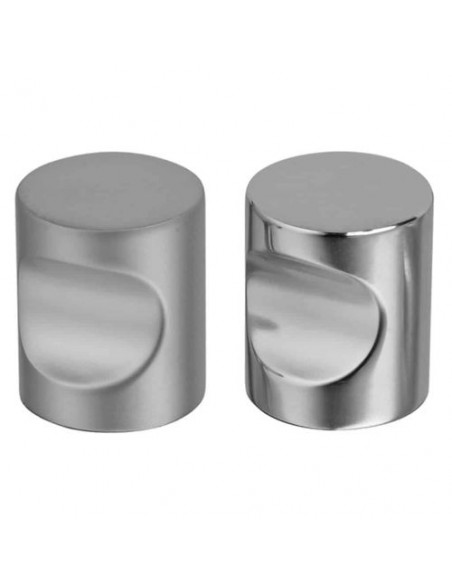 Ferrasse Bouton Laiton à Encoche (Lot de 2)