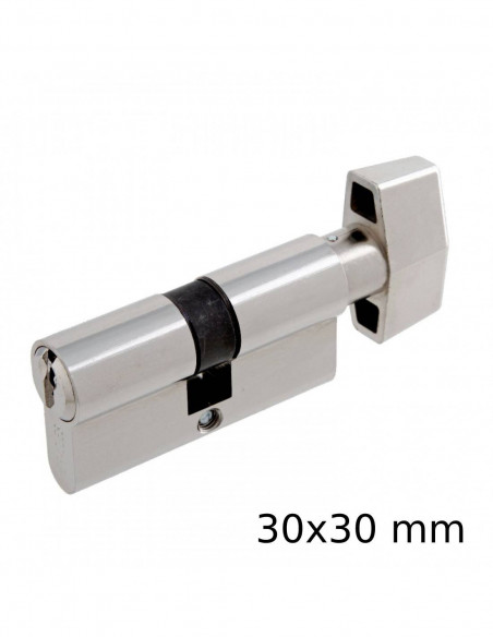 Heracles Cylindre A Bouton Européen 5g Laiton Nickelé