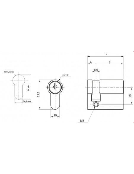 Ronis Demi-Cylindre Européen Ronis