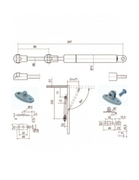 Compas À Gaz Pour Abattant