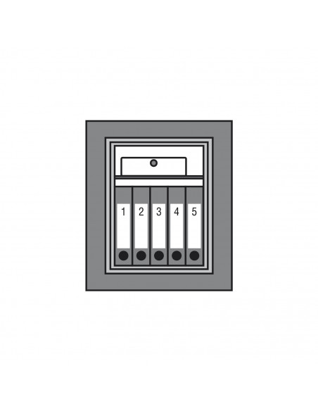 Coffre fort blindé Burg-Wachter OL 811 K OfficeLine Serrure à clé