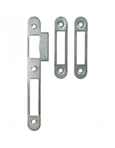 Jeu de 3 gâches plates pêne...