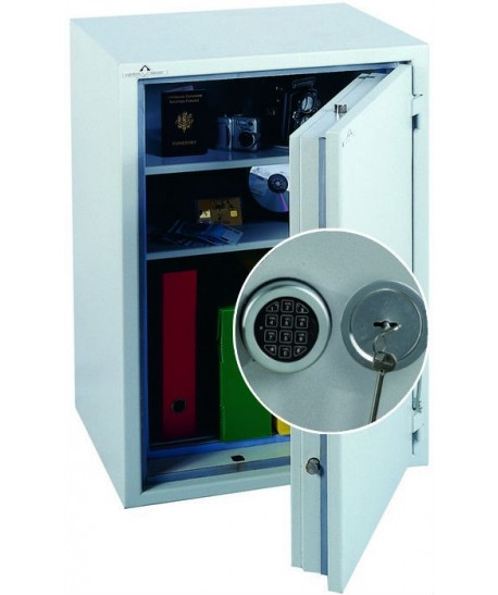 Coffre HARTMANN TRESORE GAMME PROTECT DUO123 CLASSE 1 Serrure À Clés + Électronique