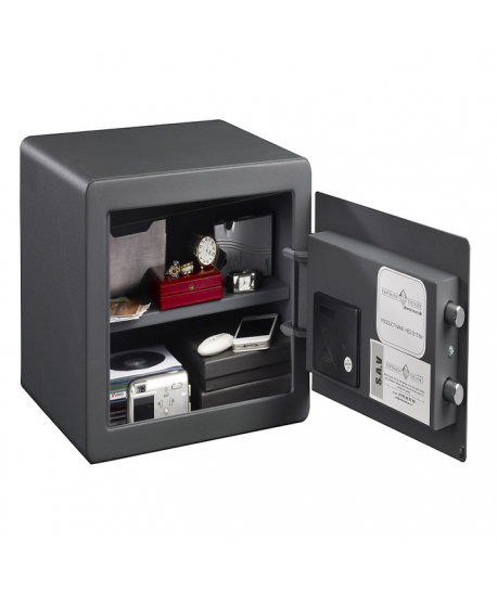 Coffre Fort Hartmann Tresore De Sécurité Gamme Hes15 Serrure Électronique + Clé De Secours 20l