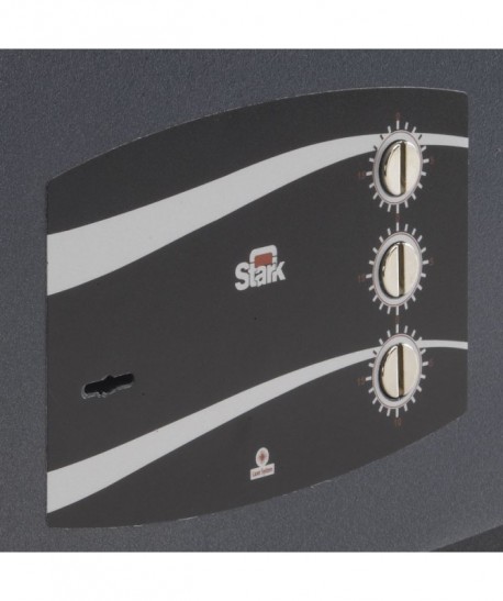 Coffre fort mobile serrure à clef combinaison trois cadrans série 3240TK stark 3244TK