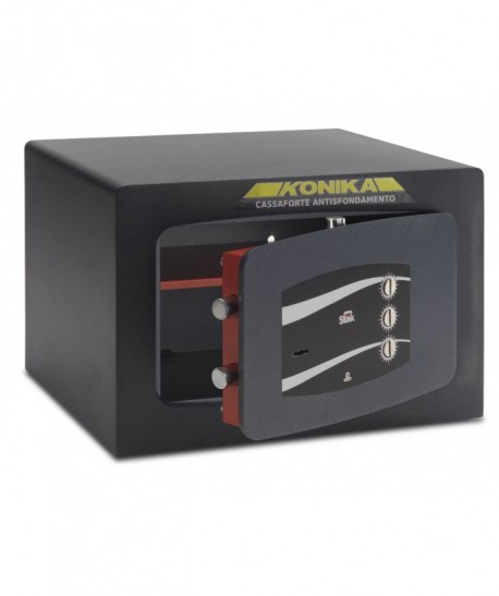 Coffre fort mobile serrure à clef combinaison trois cadrans série 3240TK stark 3245TK